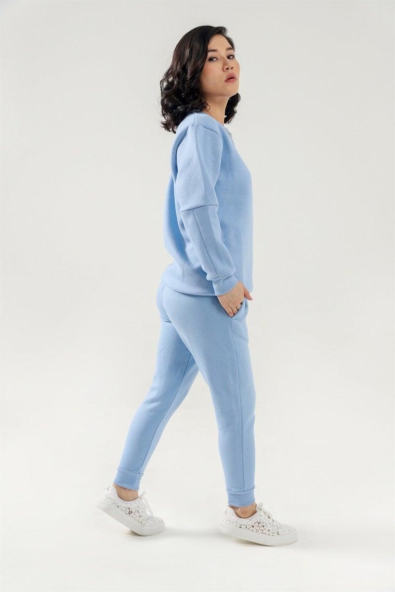 Sky Blue Sweat Pant - Activewear & Yoga Wear