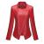 Classic Design Ladies Faux Artificial Leather Fashion Jacket