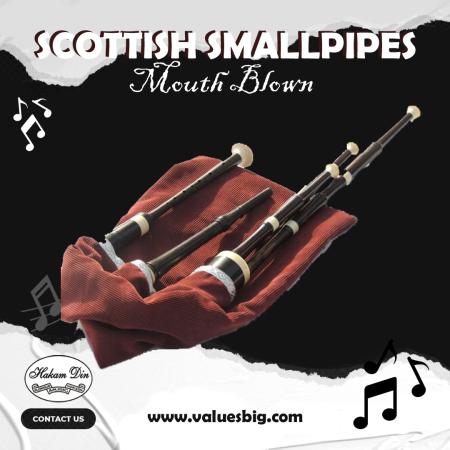 Petites pipes écossaises en D soufflé à la bouche