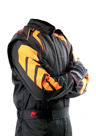 Aurora 2.0 Double Layer Sfi 3.2a/5 Rated Suit Black/Orange