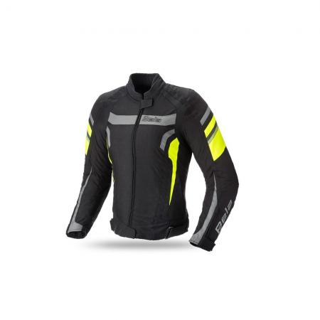 Rebel RiderLady-Jacket-Black/Yellow Flouro