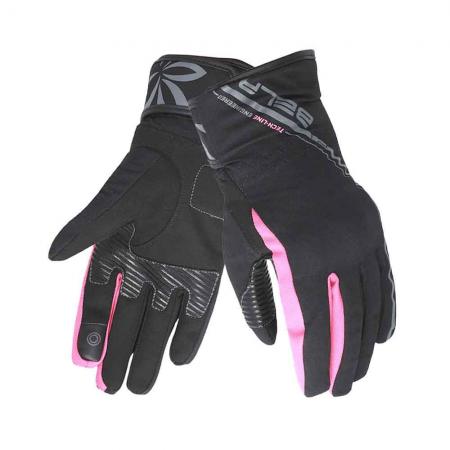 Rebel Lady-Gloves-Black/Pink