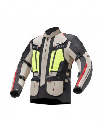 Textile biker jacket with Wax cotton outer shell construction, Textile motorcycle jacket, best textile motorcycle jacket with CE approved shoulder and elbow protectors, back normal, textile motorcycle with Reflection on front and back for night jacket, mens textile motorcycle jacket with Size Adjustable straps/belt on Arms and vest, best textile motorcycle breathable jacket 2020, cool summer motorcycle jacket with Detachable ventilation pockets on chest and shoulder