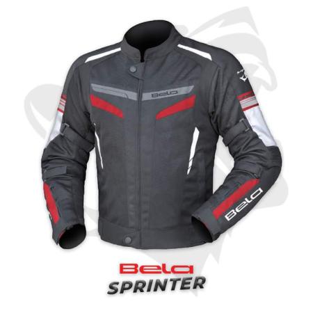 Bela Sprinter Man Motorcycle Jacket Black/Red