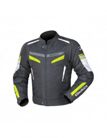 Bela Sprinter Man Motorcycle Jacket Black/Yellow Fluor