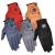 Pack de 3 guantes de golf SG Men de piel Cabretta de color 5 colores negro azul gris