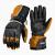 Profirst Bike Racing Leather Gloves (Orange)