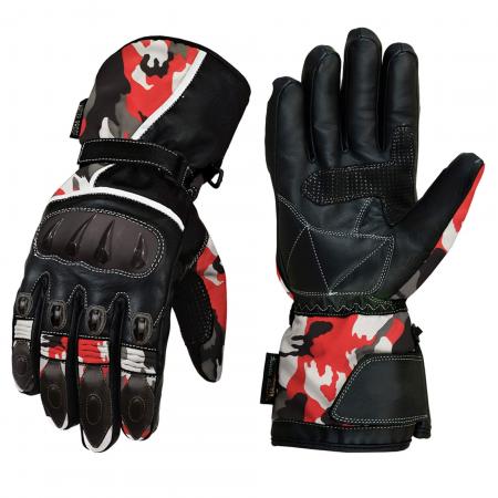 PROFIRST LG-002 COWHIDE LEDERHANDSCHUHE (CAMO RED)