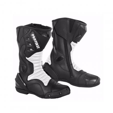 STIVALI BIKER PROFIRST ALTA PELLE (BIANCO)