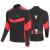 Leader Cycling Jersey & Style Bib Tight Set With Gloves Red/Black