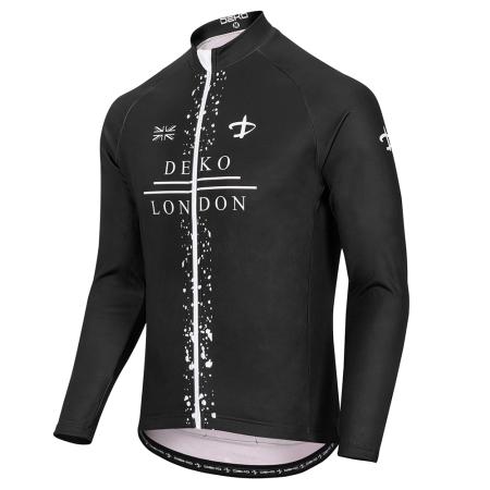 New Winter Cycling Jersey Black