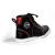 PROFIRST LEDER SNEAKERS SCHUHE (ROT & SCHWARZ)