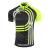 Deko Cycling Jersey Mens Short Black/Fl.Yellow