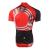 Deko Cycling Jersey Mens Short Red/Black