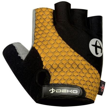 Half Finger Cycling Gloves Yellow