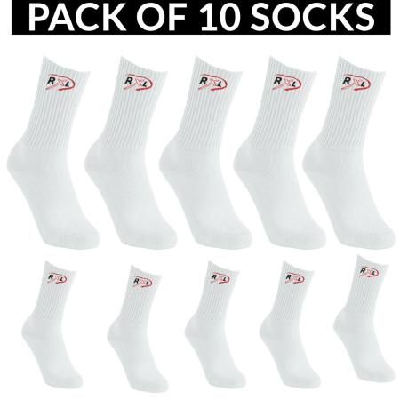 Men's Socks Black Cotton Rich Luxury Casual Soft Socks 10 Pairs Size 6 to 11 UK