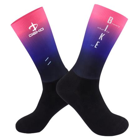 Cycling Socks Gradual Pink