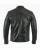 Men Sheep Leather Motorcycle Biker Black Slim Fit Genuine Real Leather Jacket