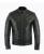 Men Sheep Leather Motorcycle Biker Black Slim Fit Genuine Real Leather Jacket