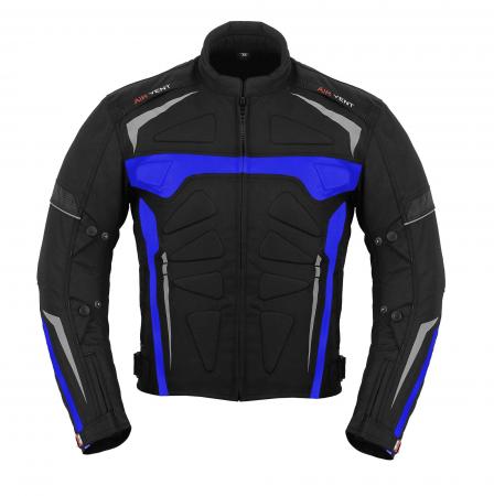 PROFIRST MOTOWIZARD CORDURA MOTORCYCLE JACKET (BLUE)

600D Cordura jacket 
Zip Fly
Decoration Rubber Protection 
4 Air Vents 
Button on Arms
Velcro on Cuff
Waterproof
Removable Lining