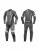 Shua Infinity 1PC Leather Suit (Black/White)
Stretch fabric at elbow, crotch, back knee to provide flexibility & comfort
Fixed mesh lining at calf to offer better comfort
CE approved internal protectors at elbows, hip and knees 
Aerodynamic Hump