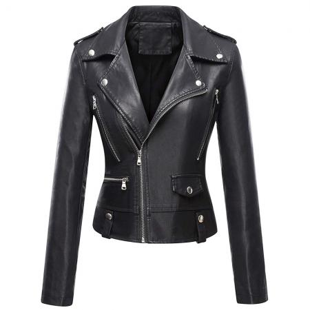 OEM ODM new women pu jacket